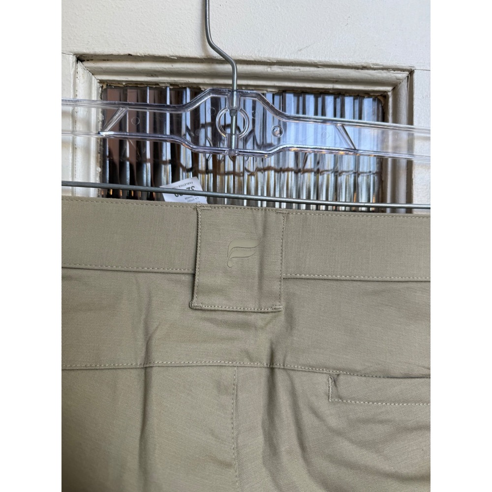Fabletics Mens High‎ Side Chino Slim Fit Pants Khaki Tan 32x30 NWT Stretch Tech - Picture 5 of 6